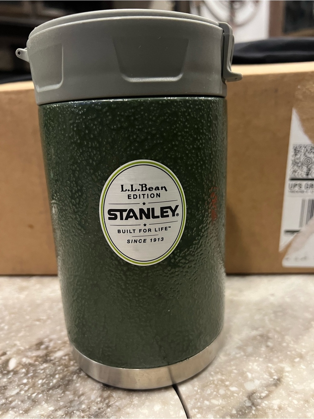 Stanley L.L.Bean Edition 20 oz Insulated Food Jar Thermos Hammertone Green